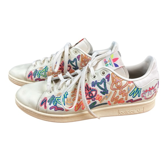 Adidas Stan Smith x Love Unites Pride Sneakers – Sz 10.5 (Men’s) - Picture 2 of 11